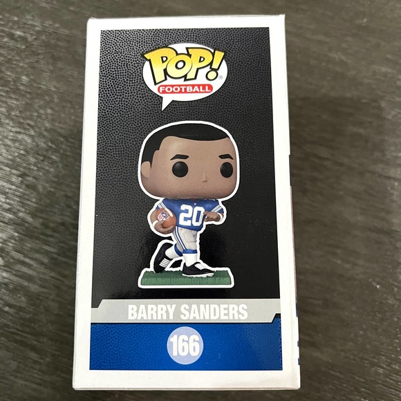 Funko Pop! NFL Football Barry Sanders #166 Best Buy Exclusive - Picture 4 of 6